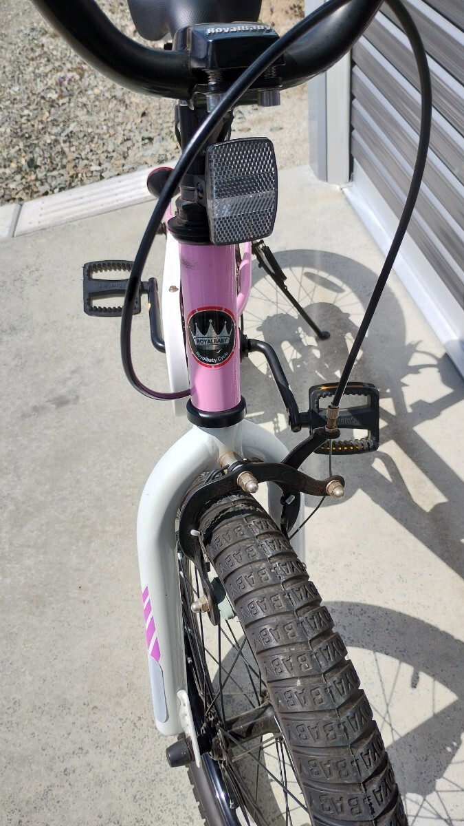 【手渡し限定】子供用自転車　18インチ　女の子　BMX風　ピンク色_画像5