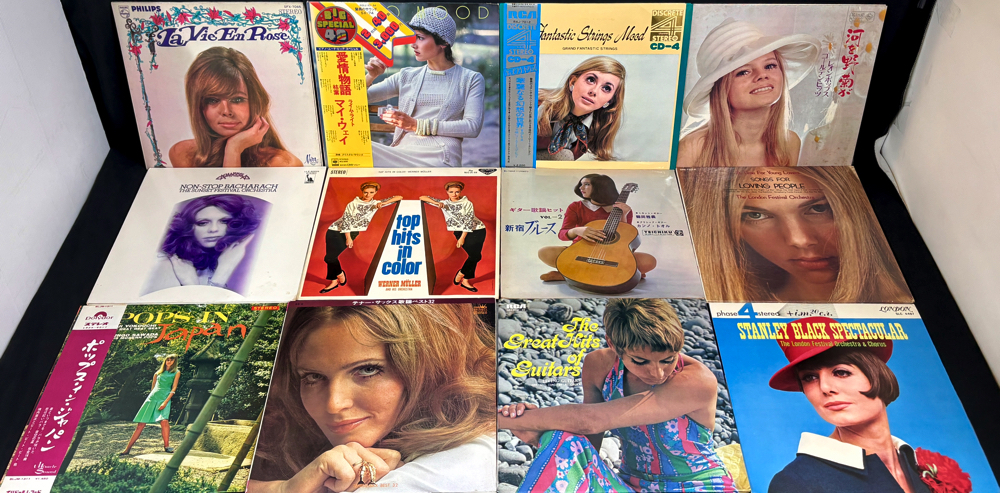 [1 jpy ~ selling up ] beautiful woman jacket m-do music 36 sheets LP record large amount set jacket extra attaching 0323 Cheesecake Sexy Pink Mood sax rain. Yokohama 