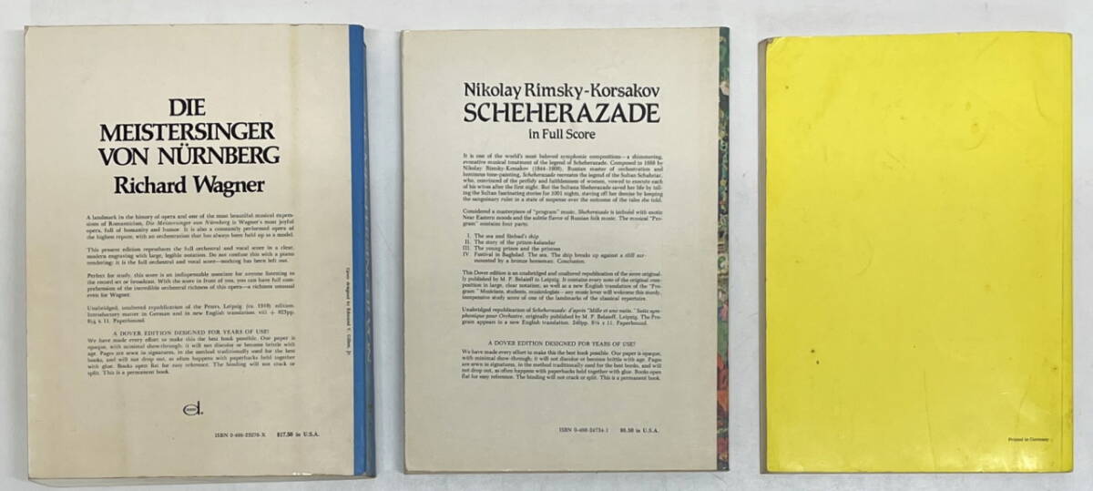 輸入楽譜 9冊 まとめてセット 0325 シューベルト シュトラウス ワーグナー シェヘラザード サロメ Classic_画像7