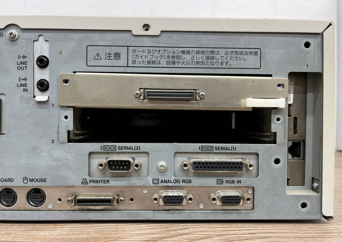 NEC PC-9821V13/S5RA 現状ジャンク品 通電のみ確認 ④ 0318_画像6