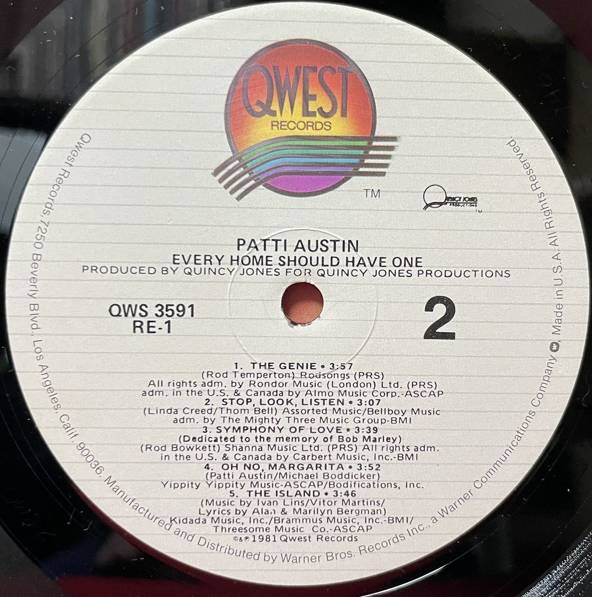 Patti Austin オリジナルUS盤 Do You Love Me?収録 12inch盤その他にもプロモーション盤 レア盤 人気レコード 多数出品。の画像4