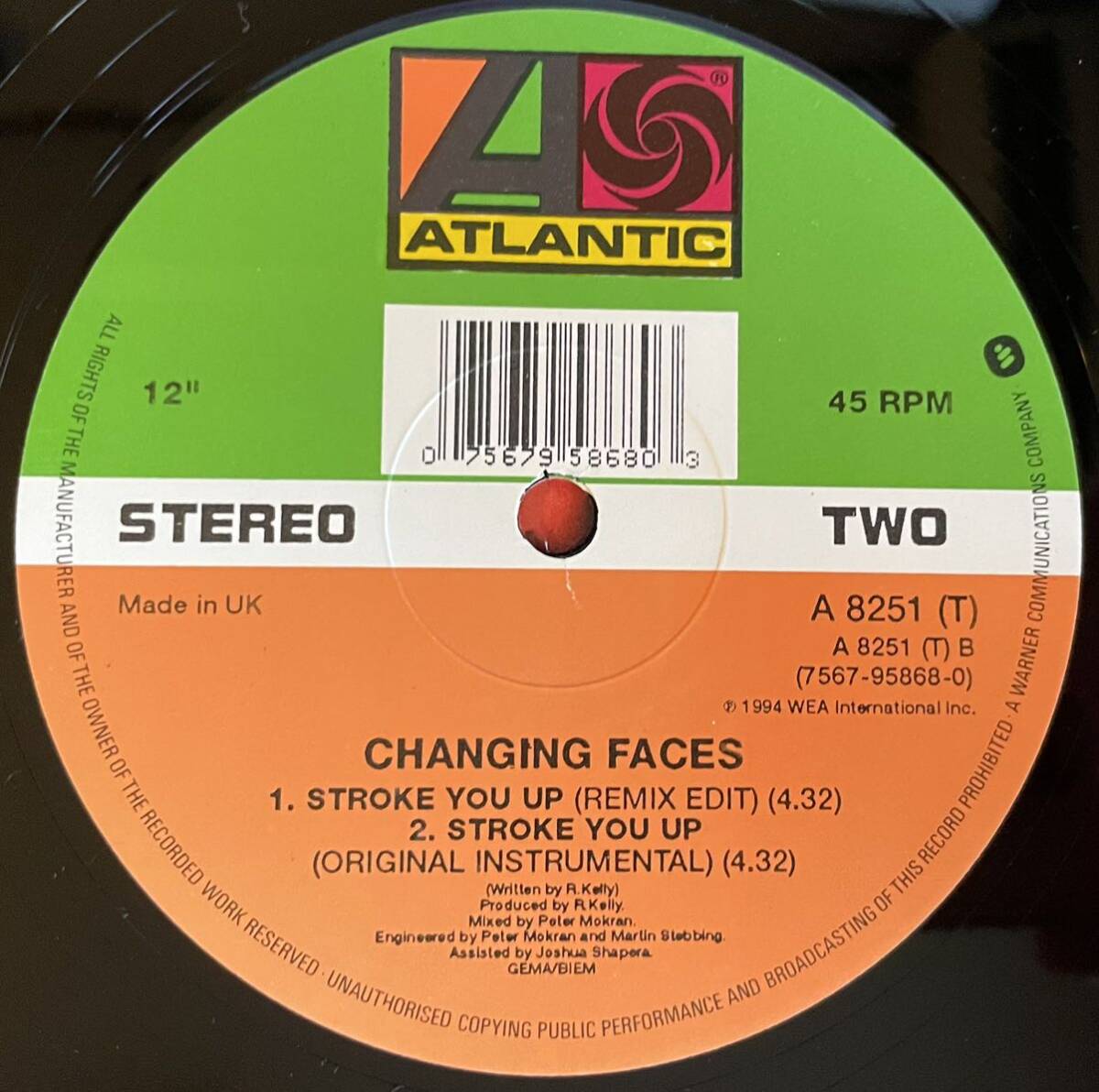 Changing Faces / Stroke You Up 12inch盤その他にもプロモーション盤 レア盤 人気レコード 多数出品。_画像4