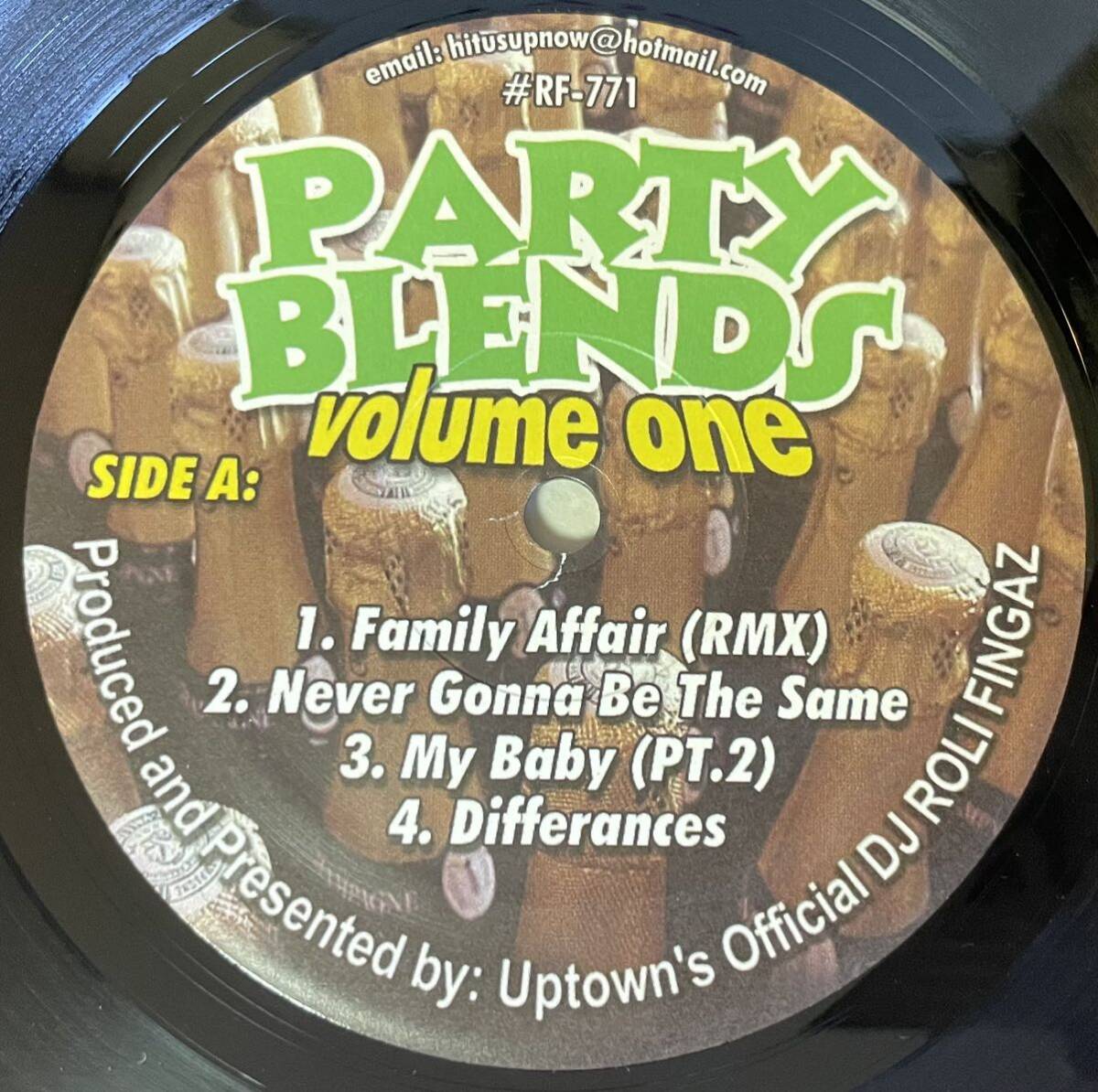 盛り上げにマストな一枚PARTY BLENDS VOL.1 12inch盤その他にもプロモーション盤 レア盤 人気レコード 多数出品。_画像1