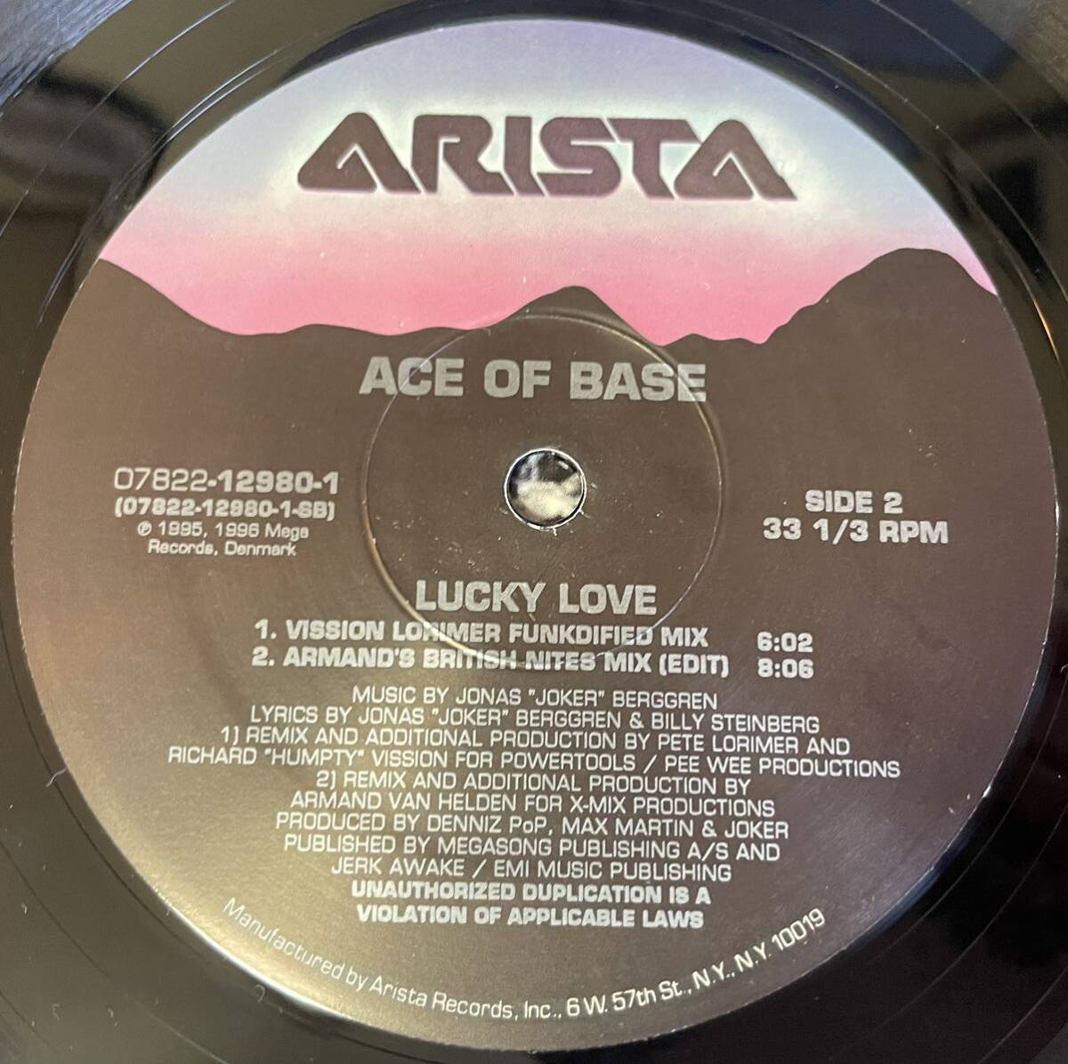 Ace Of Base / Lucky Love 12inch盤その他にもプロモーション盤 レア盤 人気レコード 多数出品。_画像3