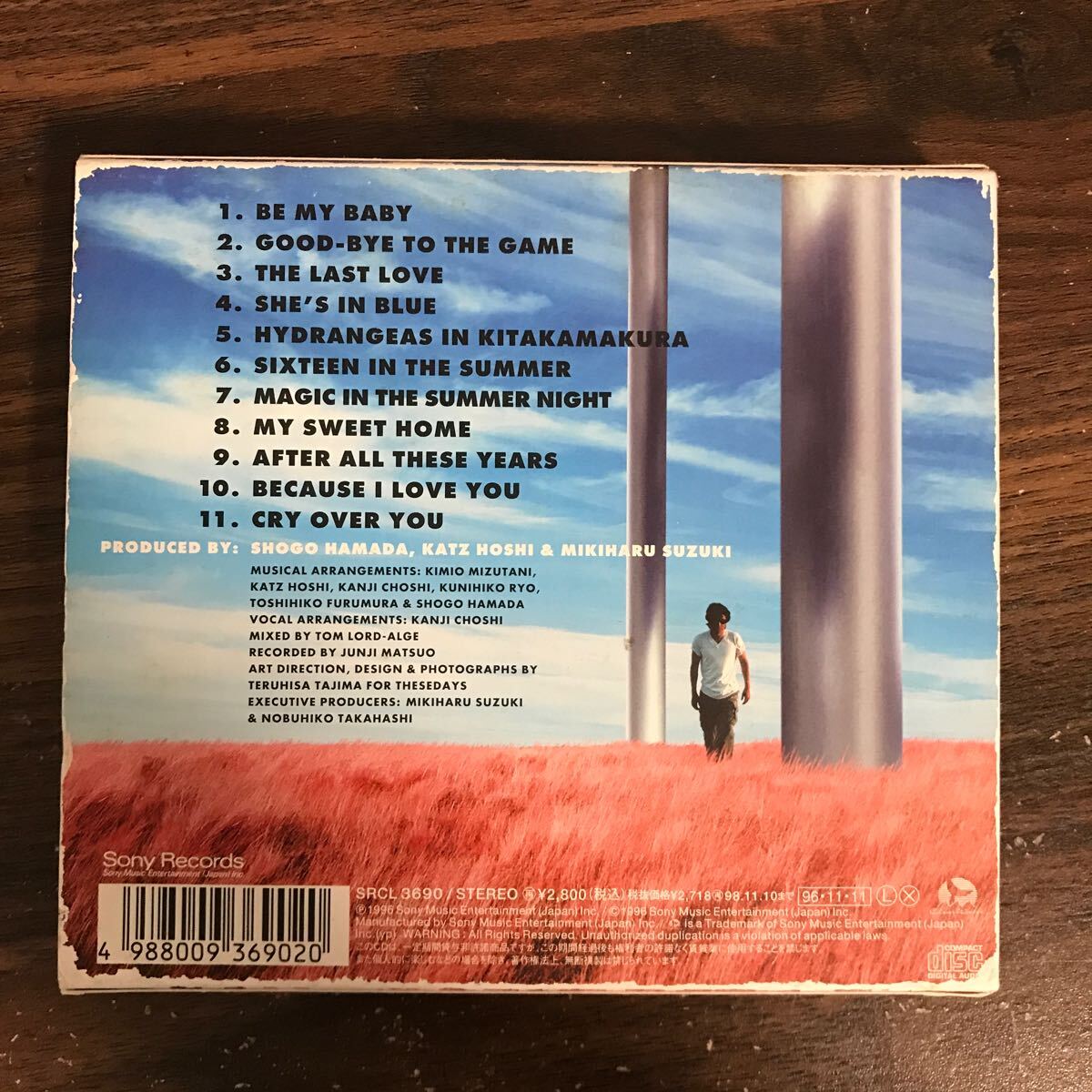 D1015 中古CD100円 浜田省吾 青空の扉~THE DOOR FOR THE BLUE SKY~_画像2