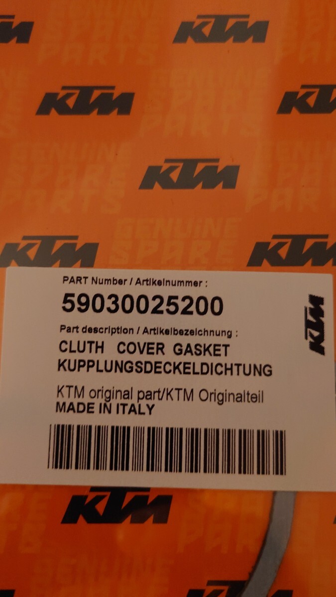 ktm 250 exc-r 2003 clutch cover gasket unused 