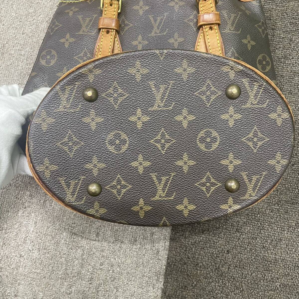 ルイヴィトン バケットPM M42238 モノグラム ショルダーバッグ ジャンク扱い LOUIS VUITTON _画像3