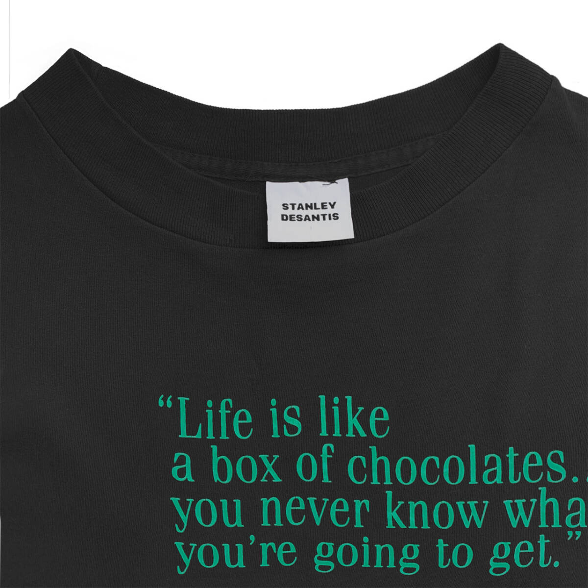 90sヴィンテージ｜Forrest Gump Chocolates Tシャツ [XL]（90年代ムービー／映画／当時物／Vintage／フォレストガンプ／野村訓市）の画像3