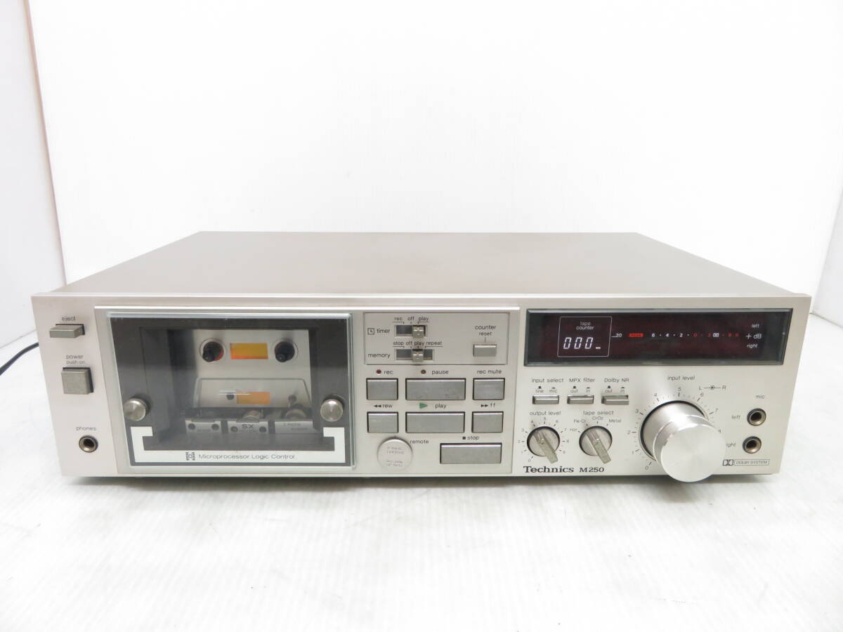 Technics テクニクス カセットデッキ RS-M250 ジャンク品_画像2