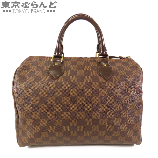 101722250 ルイヴィトン LOUIS VUITTON スピーディ30 N41531 エベヌ ダミエキャンバス ミニボストン ハンドバッグ レディース_画像1