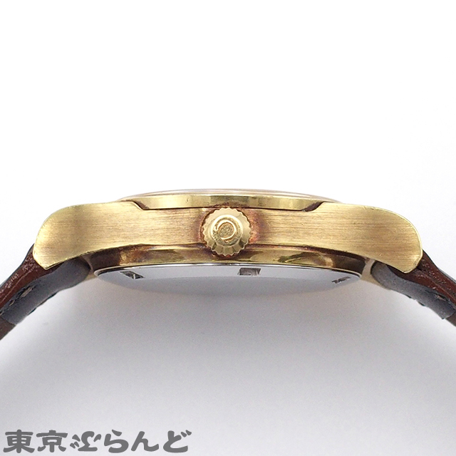 101719228 1円 オメガ OMEGA ジュネーヴ 535.0031 cal.635 ゴールド SS レザー 腕時計 レディース 手巻きの画像5