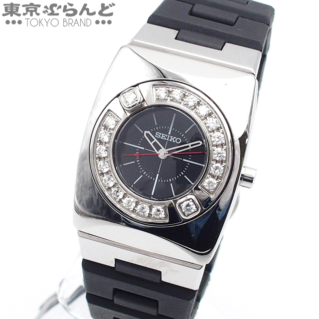 101718001 1円 セイコー SEIKO セイコーM マーク Mark ステンレススチール 樹脂系 ダイヤモンド 腕時計 レディース クォーツ