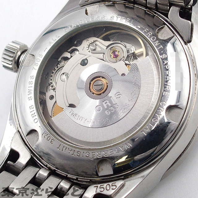 101722574 1円 オリス ORIS クラシック XXL 633 7505 ステンレススチール 腕時計 メンズ 自動巻の画像4