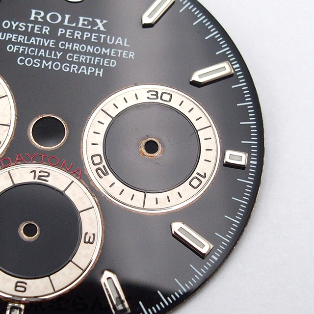 101720563 1円 ロレックス ROLEX コスモグラフ デイトナ 16520用 黒文字盤 純正 ブラック 小物 メンズ ルミノバの画像4