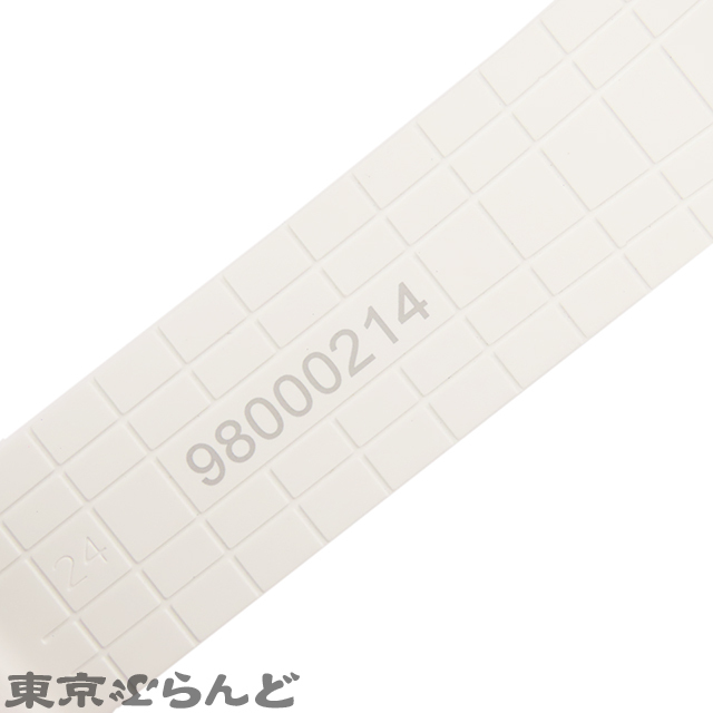 101715131 オメガ OMEGA 純正 ラバーベルト 98000214 ホワイト ラバー バックル付き 腕時計ベルト メンズ_画像4