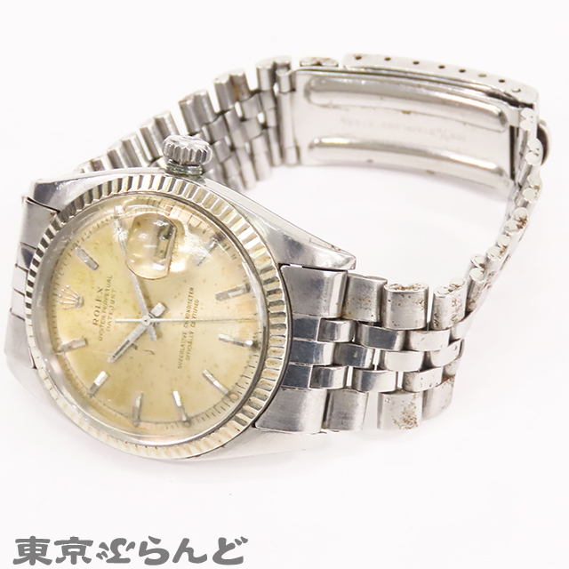 101723501 1円 ロレックス ROLEX デイトジャスト SS 巻きジュビリーブレス WGフルーテッド 腕時計 メンズ 自動巻 アンティーク 難有 動作有の画像2