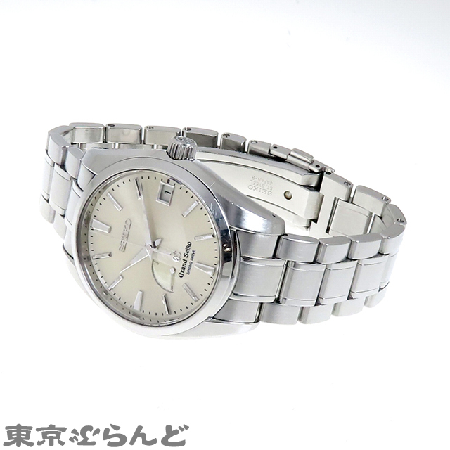 101724661 1円 セイコー SEIKO グランドセイコー SBGA001 9R65-0AA0 シルバー SS パワーリザーブ 箱付き 腕時計 メンズ スプリングドライブの画像2