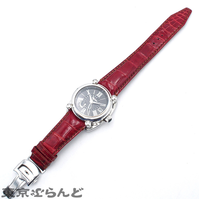 101724662 1円 セイコー SEIKO ガランテ GMT SBLA047 5R66-0AC1 SS アリゲーター イニシャル 腕時計 メンズ スプリングドライブ