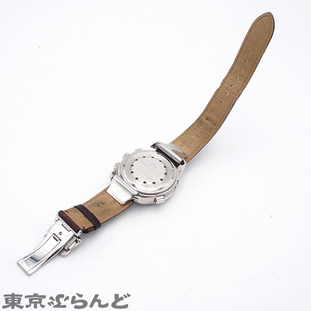 101724689 1円 シチズン CITIZEN カンパノラ 深緋 こきあけ CTR57-1001 SS クロコ グランドコンプリケーション 漆 腕時計 メンズ クォーツの画像3