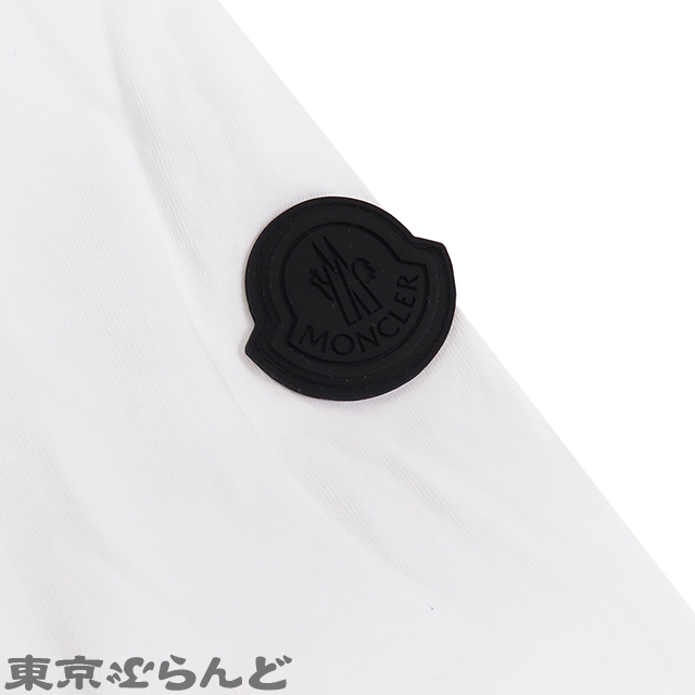 101695309 モンクレール MONCLER MAGLIA T-SHIRT G10918C7B110 ホワイト コットン グラデーションロゴ XL 半袖Ｔシャツ メンズ_画像6