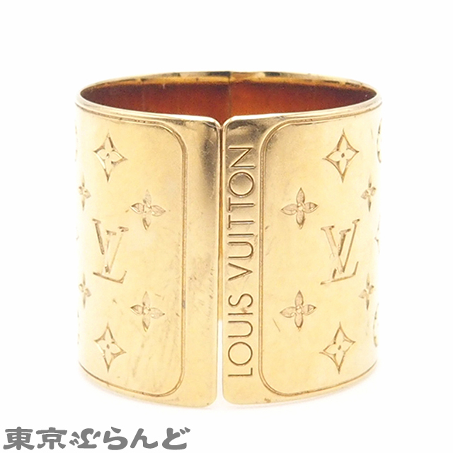 101707879 Louis Vuitton LOUIS VUITTON nano Club 3 color set ring M00209s Lee color Gold metal #M ring * ring lady's 