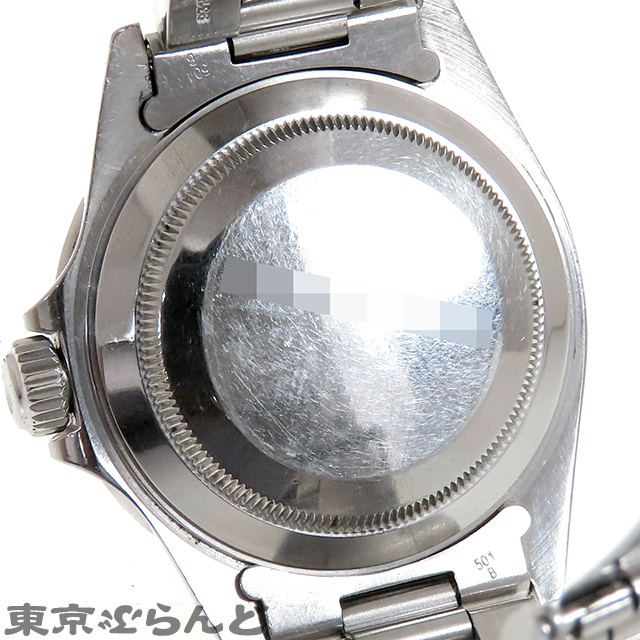 101719587 1円 ロレックス ROLEX サブマリーナー デイト 16610 L番 ブラック オイスターブレス ブルーベゼル 腕時計 メンズ 自動巻 刻印有の画像4
