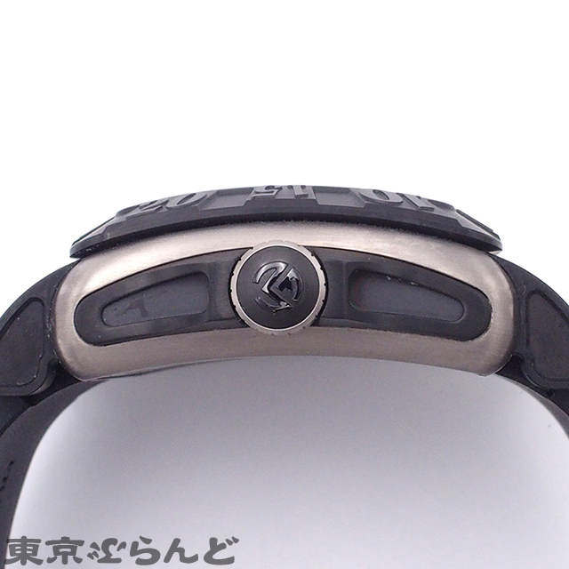 101723958 1円 フランクミュラー コンキスタドール グランプリ コルテス 10800SC DT GPG 黒 チタン ラバー 腕時計 メンズ 自動巻の画像6