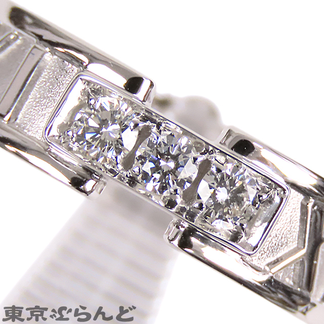 101708807 Tiffany TIFFANY&Co.a tiger sling white gold K18WG diamond 3P diamond 11 number corresponding ring finish settled 