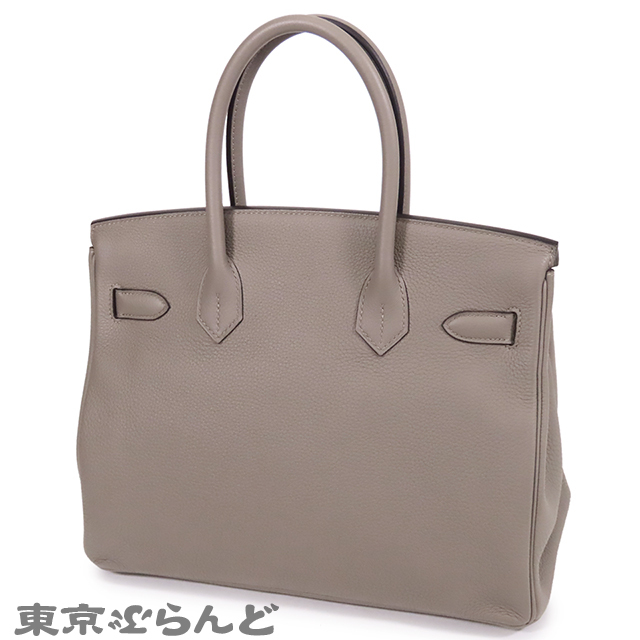 101681909 エルメス HERMES バーキン 30 C刻印 グリアスファルト ゴールド金具 トゴ ハンドバッグ レディース_画像2