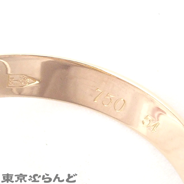 101711313 カルティエ CARTIER トリニティ リング スリーカラーゴールド K18YG K18PG K18WG ＃54 指輪 レディース 14.5号相当 仕上済_画像4