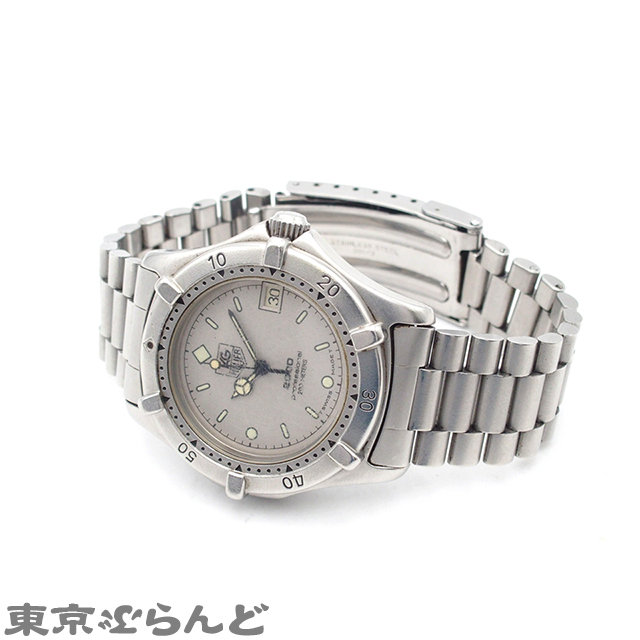 101724686 1円 タグホイヤー TAG HEUER 2000 プロフェッショナル ステンレススチール 腕時計 ボーイズ クォーツの画像2