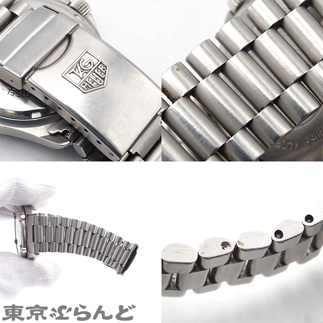 101724686 1円 タグホイヤー TAG HEUER 2000 プロフェッショナル ステンレススチール 腕時計 ボーイズ クォーツの画像9