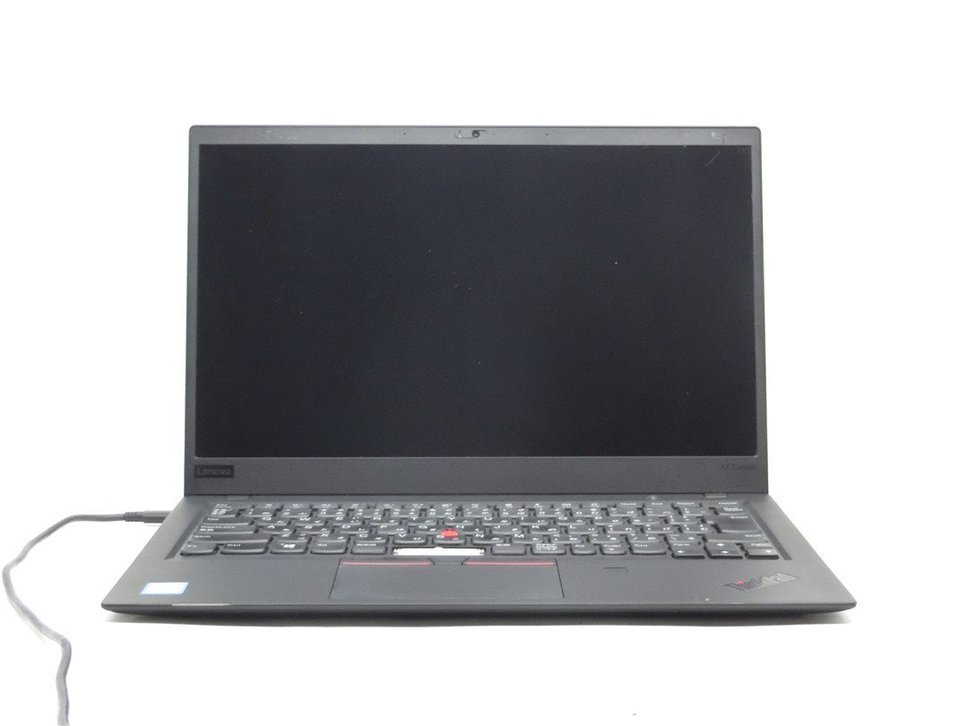 中古Lenovo ThinkPad X1 　 Carbon　6th Core 8世代I5　 14型 　通電します　起動しません　ノートパソコン　詳細不明　ジャンク扱い　_画像1