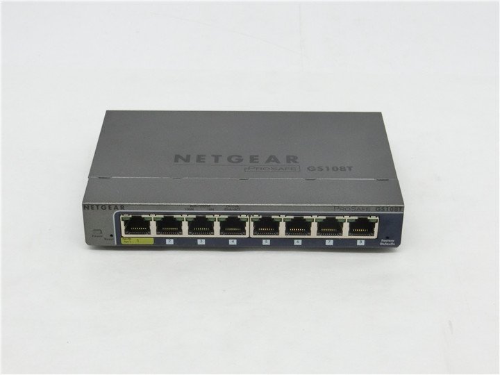 NETGEAR GS108T レイヤー2 PoE受電対応 1000BASE-T 8ポート VLAN対応スイッチングハブ 送料無料の画像1