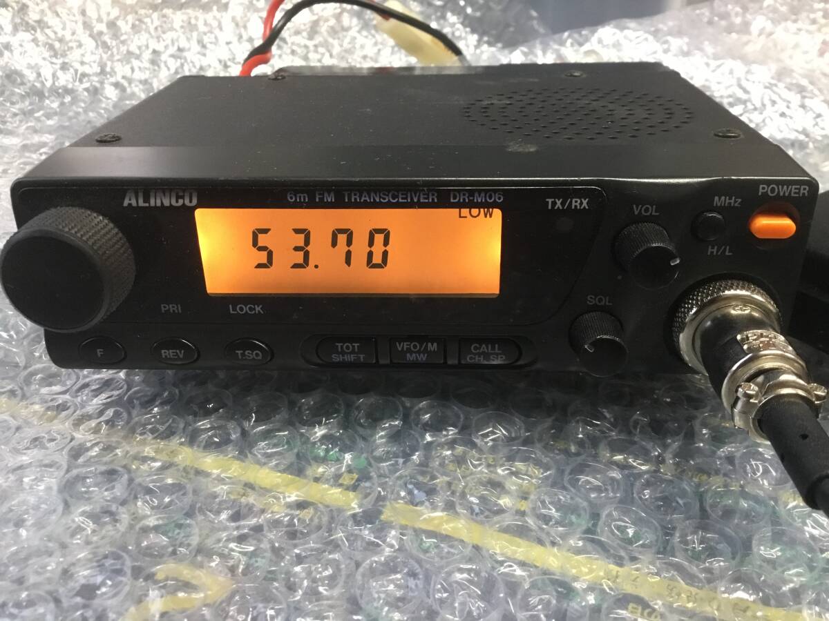 ALINCO アルインコ アマチュア無線機 DR-M06SX 中古品 の画像2