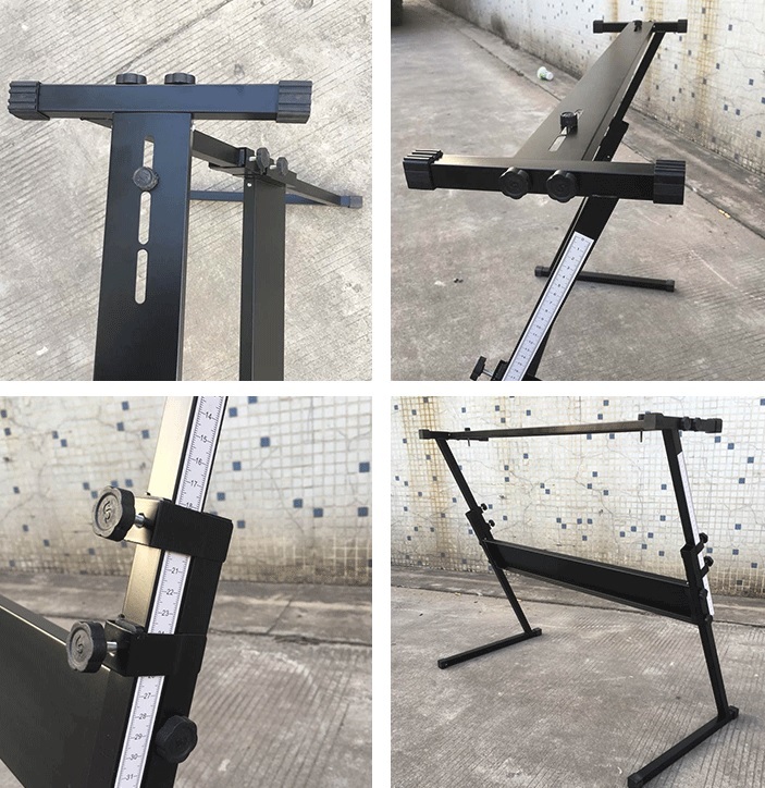  keyboard stand X type . using difficult person .H type Z type height adjustment possible 53cm~82cm tool un- necessary light weight keyboard stand 