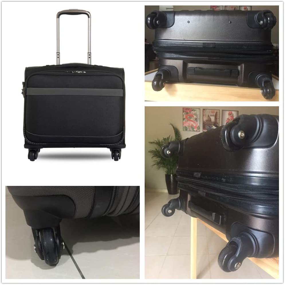  suitcase tire 2 piece set 40mm 45mm rubber wheel repair exchange kit quiet . set Carry case caster exchange replacement 