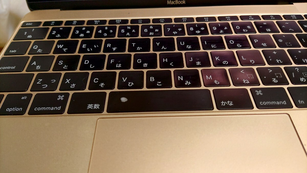 【USED】箱付属品付 MacBook ゴールド Apple (Retina, 12-inch, Early 2016)の画像3