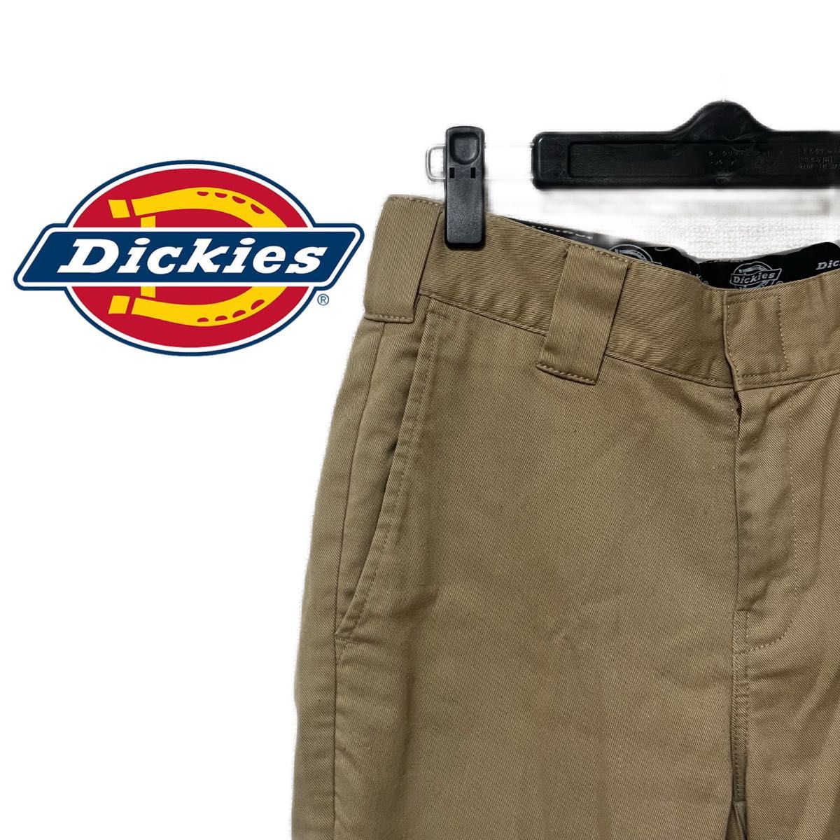 古着　Dickies ディッキーズ　メンズ　ワークパンツ　チノパン　ベージュ