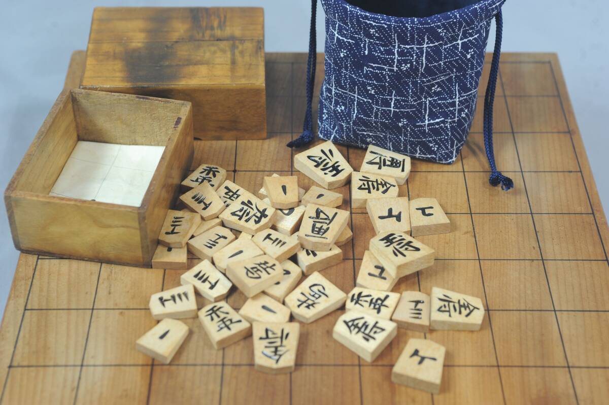  shogi set desk shogi record shogi piece piece pcs piece sack 