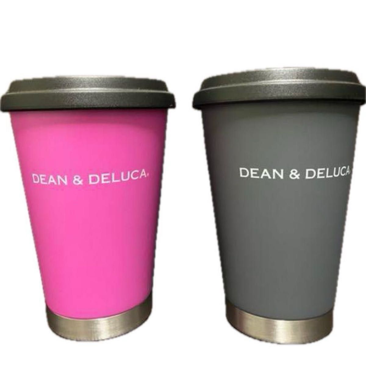 新品：未使用品！！DEAN&DELUCA ディーン＆デルーカ　TOKYO限定　ステンレスタンブラー　グレー　ピンク　2種セット