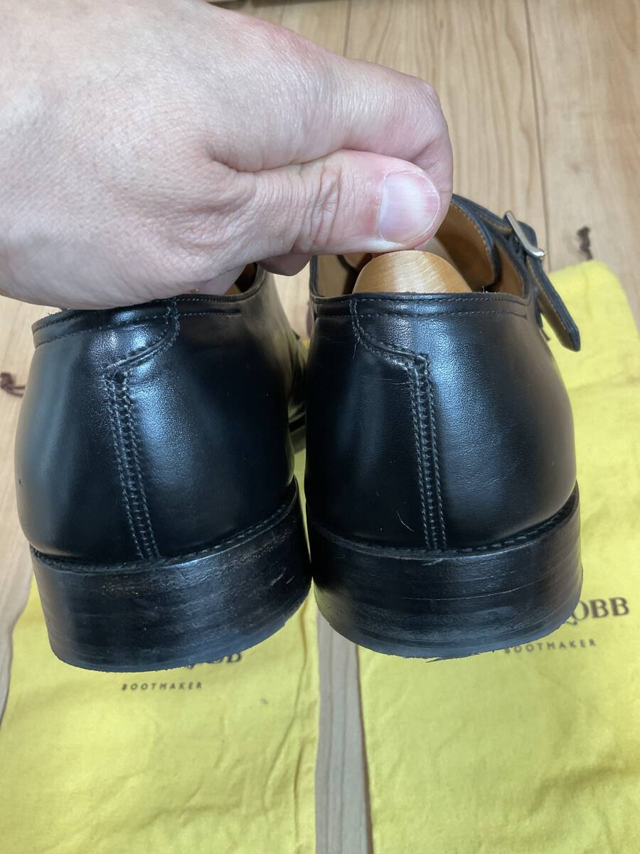 ■JOHN LOBB　ジョンロブ　WILLIAM　ウィリアム　ダブルモンクシューズ　8.5 E　黒　9795 シューツリー付き / LOPEZ CITY Philip 7 8 9 1/2_画像6