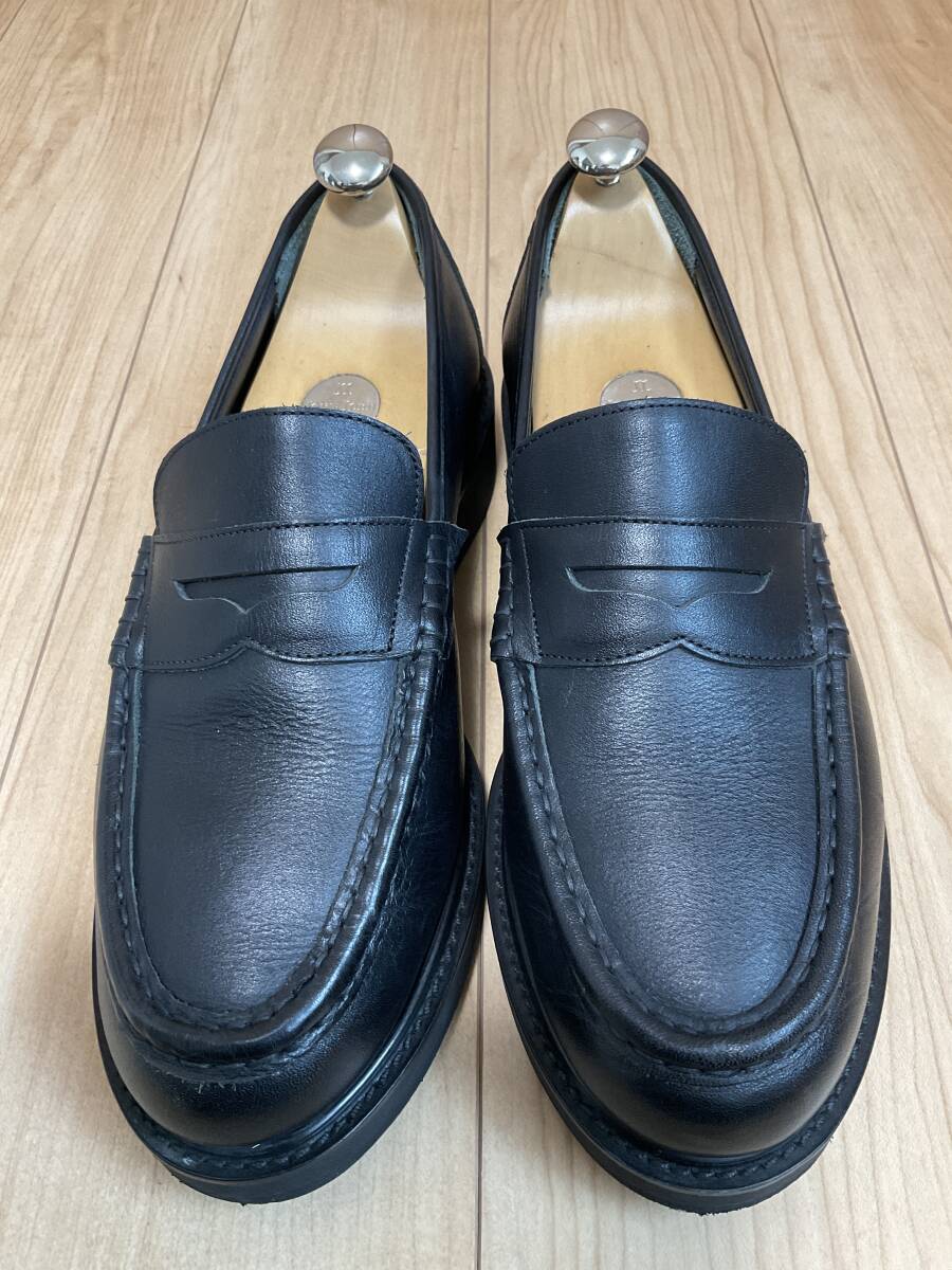 39 600円 YAMACHO MADE LOAFER ローファー 85 ブラック Q7403 39 600円 YAMACHO MADE LOAFER ローファー 85 ブラック Q7403