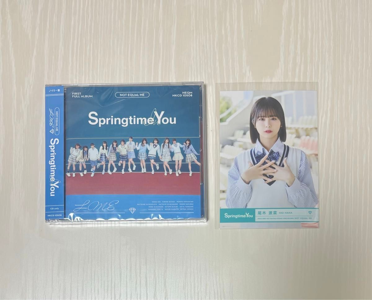 尾木波菜 生写真付き ノイミー盤 Springtime In You 1stアルバム イコラブ ニアジョイ イコノイジョイ 