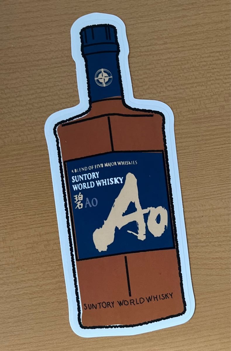 ◆サントリー ウィスキー 知多 碧 あお AO CHITA ステッカー 100周年 ウヰスキー ウイスキー