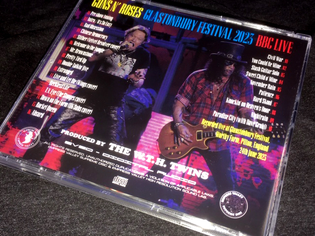 ●Guns N' Roses - Glastonbury Festival BBC Live! : Empress Valley プレス2CDの画像2