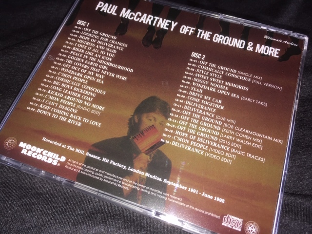 ●Paul McCartney - Off The Ground & More Ultimate Archive : Moon Child プレス2CDの画像3