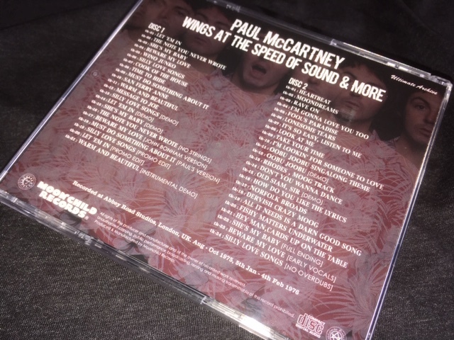●Paul McCartney - Wings At The Speed Of Sound & More Ultimate Archive : Moon Child プレス2CD_画像3