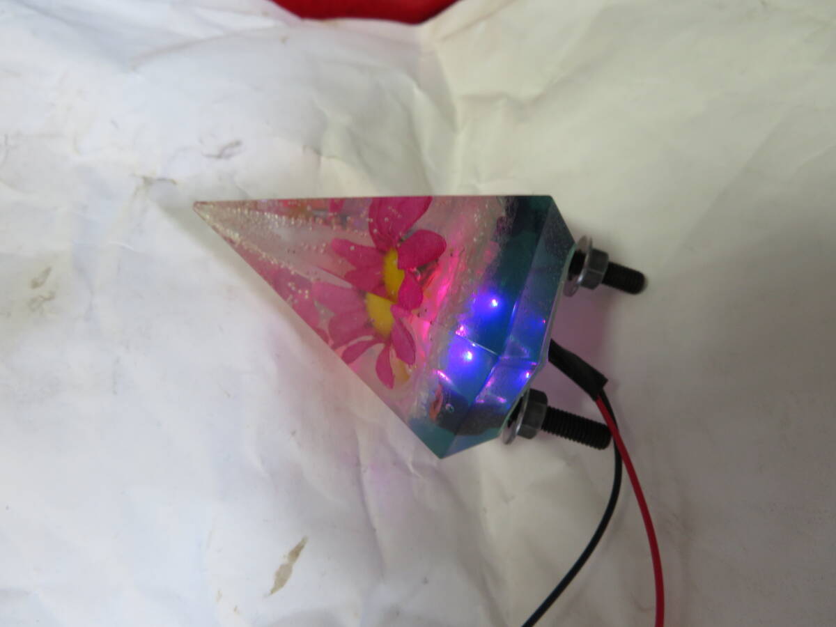  underwater flower ho taru lamp . mileage lamp automatic conversion 