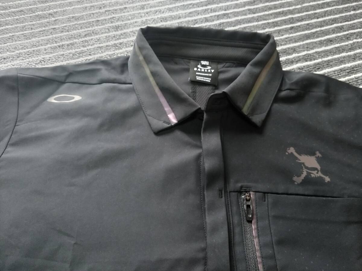 【送料無料】OAKLEY オークリー スカル ゴルフウェア 半袖シャツ サイズ：XLの画像4